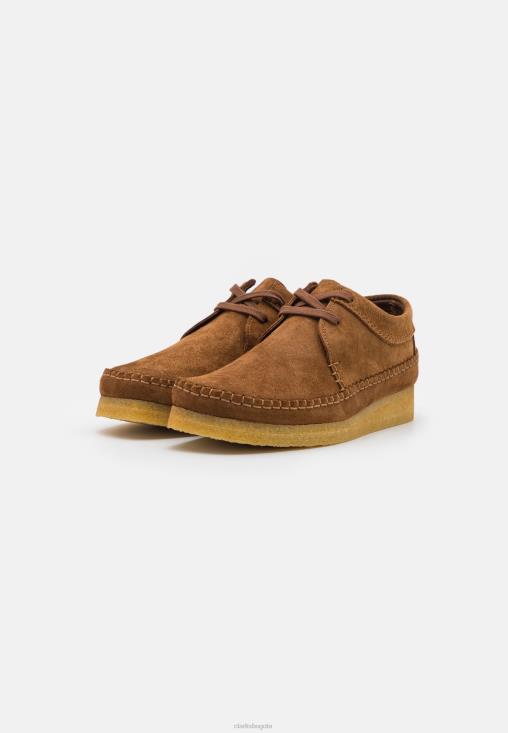 Clarks 0DX8L7128 cola clarks weaver zapatos casuales con cordones unisexo reajuste salarial