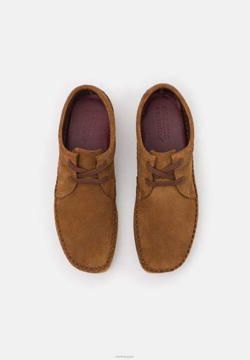 Clarks 0DX8L7128 cola clarks weaver zapatos casuales con cordones unisexo reajuste salarial