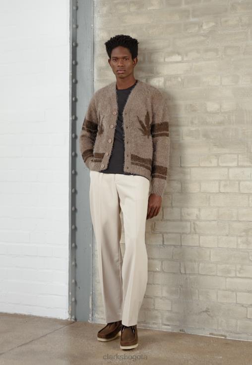 Clarks 0DX8L7130 clarks wallabee casual con cordones cera de abejas unisexo cera de abejas