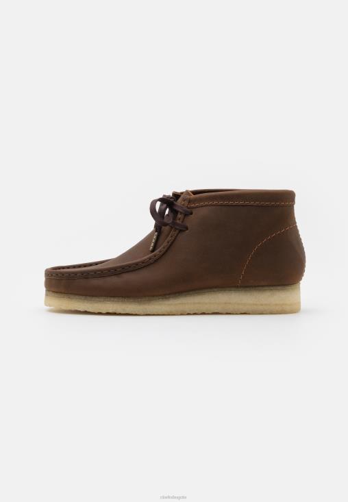 Clarks 0DX8L7130 clarks wallabee casual con cordones cera de abejas unisexo cera de abejas