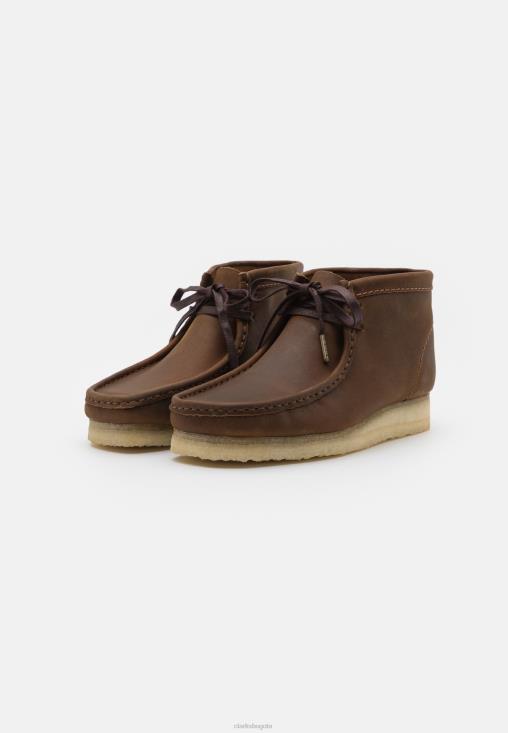 Clarks 0DX8L7130 clarks wallabee casual con cordones cera de abejas unisexo cera de abejas