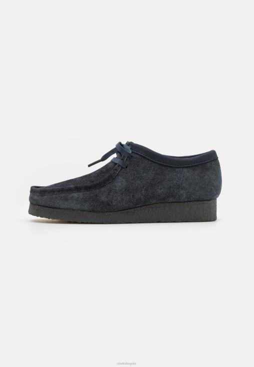 Clarks 0DX8L7131 zapatos informales con cordones clarks wallabee unisexo tinta