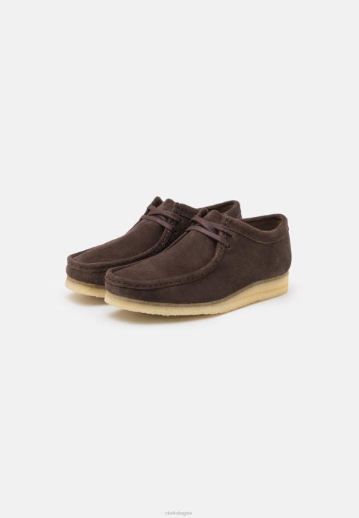 Clarks 0DX8L7133 wallabee casual cordones clarks marrón oscuro unisexo marron oscuro