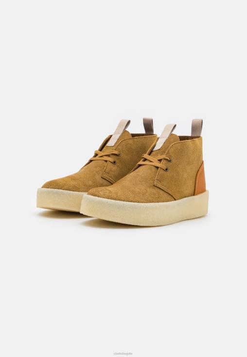 Clarks 0DX8L7134 copa del desierto casual con cordones oakmoss clarks unisexo musgo de roble