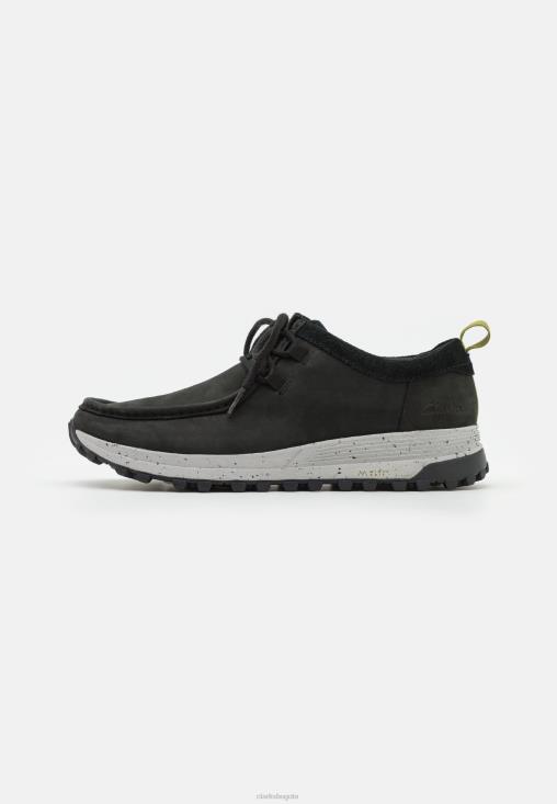 Clarks 0DX8L7145 Zapatos informales con cordones Clarks Atl Trek Wally en negro unisexo negro