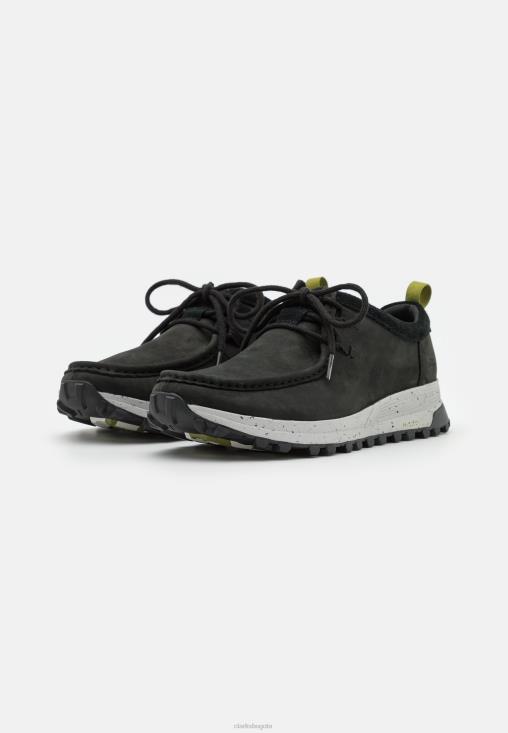 Clarks 0DX8L7145 Zapatos informales con cordones Clarks Atl Trek Wally en negro unisexo negro