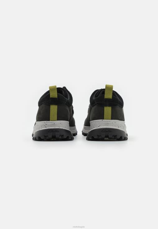 Clarks 0DX8L7145 Zapatos informales con cordones Clarks Atl Trek Wally en negro unisexo negro