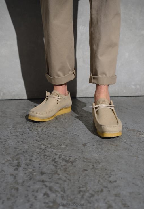 Clarks 0DX8L7146 clarks wallabee casual con cordones arena unisexo arena