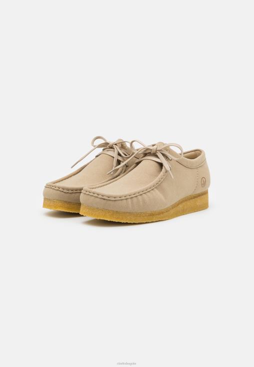 Clarks 0DX8L7146 clarks wallabee casual con cordones arena unisexo arena