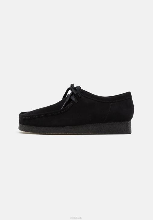 Clarks 0DX8L7149 wallabee casual cordones clarks negro unisexo negro