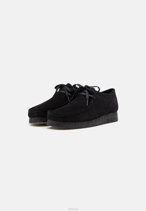 Clarks 0DX8L7149 wallabee casual cordones clarks negro unisexo negro