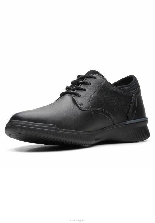 Clarks 0DX8L7154 clarks donaway pla- casual con cordones negro unisexo negro