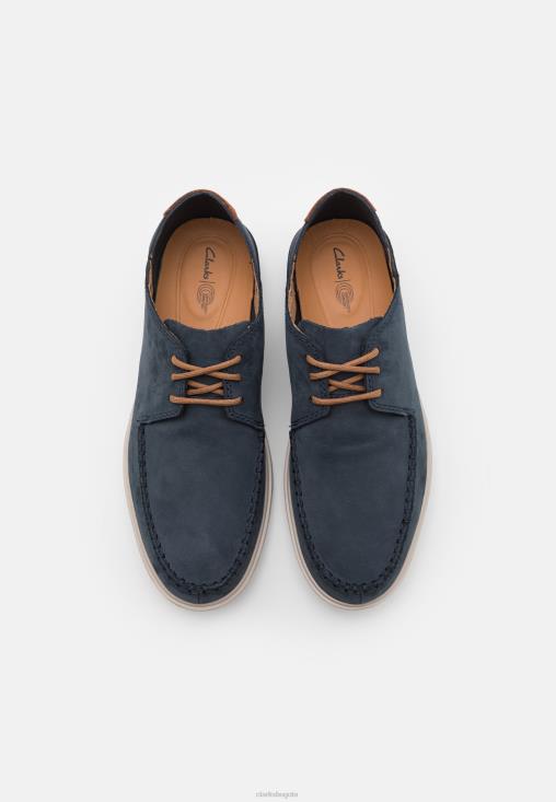 Clarks 0DX8L7156 zapatos con cordones bratton azul marino clarks unisexo Armada