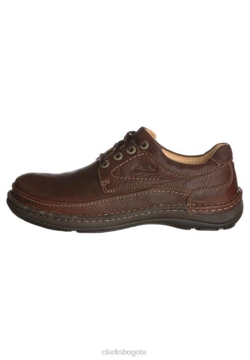 Clarks 0DX8L7157 naturaleza tres zapatos casuales con cordones clarks mahago ny unisexo caoba