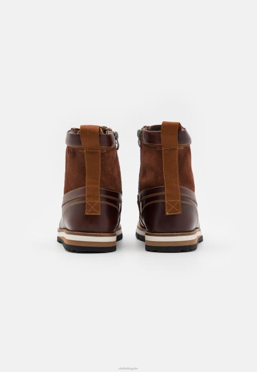 Clarks 0DX8L7167 botines con cordones durston hi clarks british tan unisexo bronceado británico