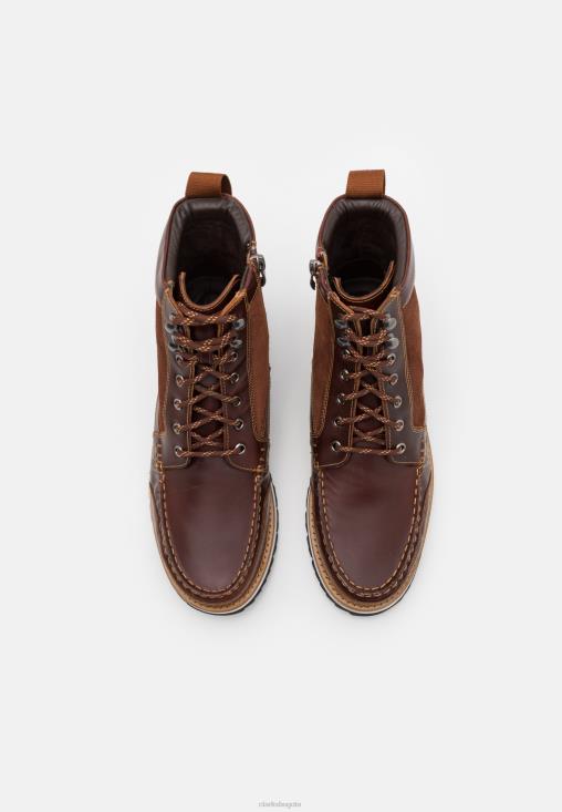 Clarks 0DX8L7167 botines con cordones durston hi clarks british tan unisexo bronceado británico