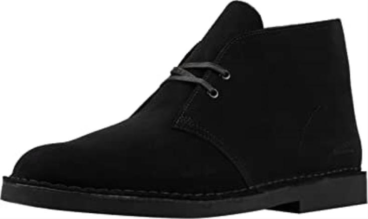 Clarks 0DX8L717 botas safari hombre clarks ante negro hombres ante negro