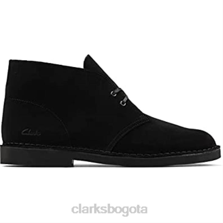 Clarks 0DX8L717 botas safari hombre clarks ante negro hombres ante negro