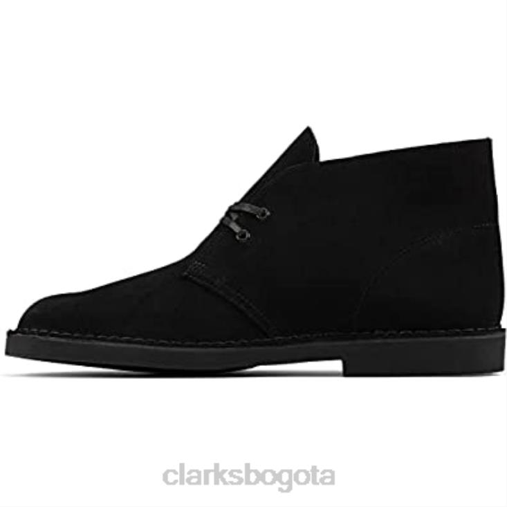 Clarks 0DX8L717 botas safari hombre clarks ante negro hombres ante negro