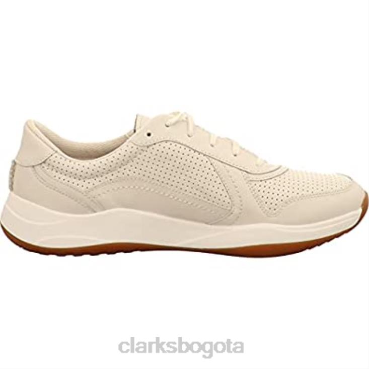 Clarks 0DX8L718 zapatillas bajas sift speed para hombre blanco cuero blanco clarks de cuero blanco hombres cuero blanco
