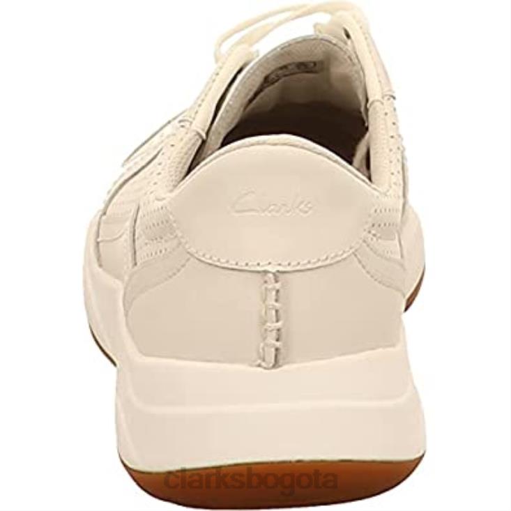 Clarks 0DX8L718 zapatillas bajas sift speed para hombre blanco cuero blanco clarks de cuero blanco hombres cuero blanco