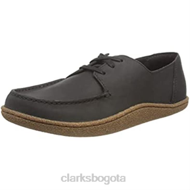 Clarks 0DX8L720 Clarks Pilton Lace Oxford de nobuk negro para hombre hombres nubuck negro