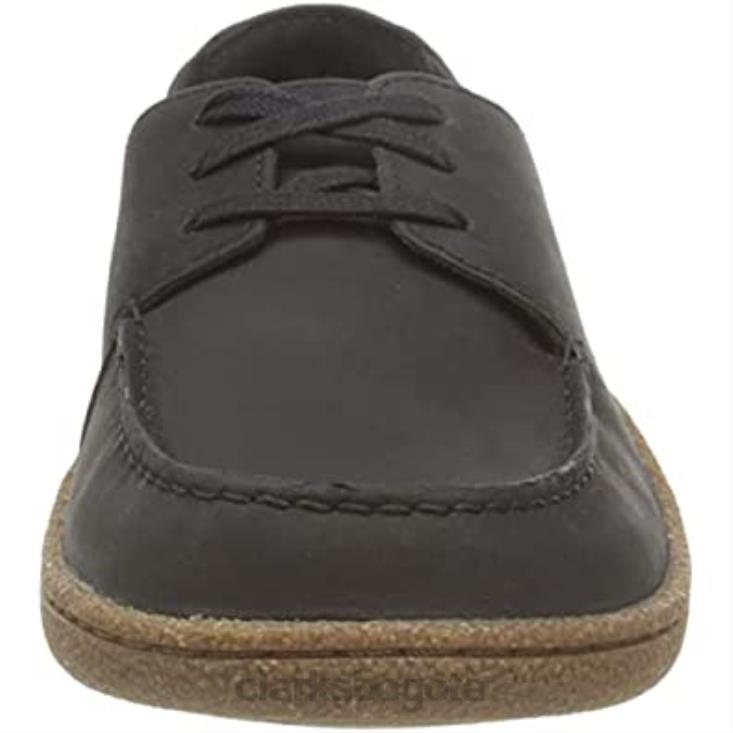 Clarks 0DX8L720 Clarks Pilton Lace Oxford de nobuk negro para hombre hombres nubuck negro