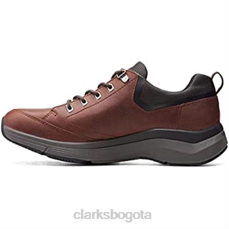 Clarks 0DX8L722 Zapatos clarks wave 20 vibe de piel marrón aceitoso unisexo