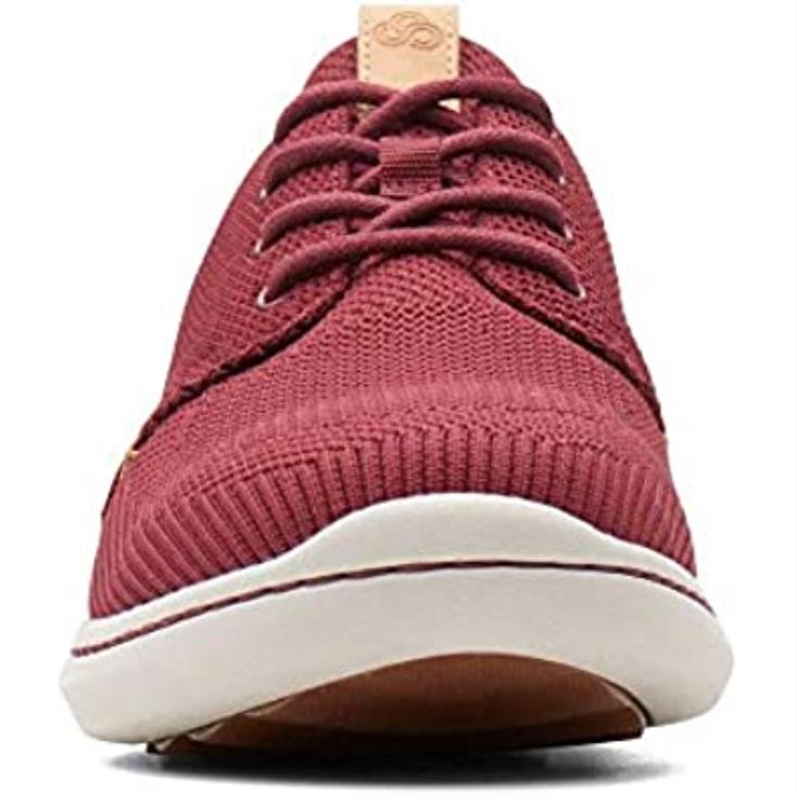 Clarks 0DX8L723 Zapatilla clarks step urban mix rojo burdeos para hombre hombres rojo burdeos