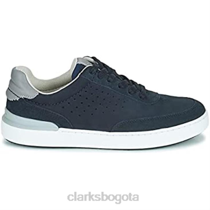 Clarks 0DX8L73 Zapatilla Clarks Court Lite Tor para hombre en color azul marino hombres