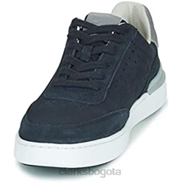 Clarks 0DX8L73 Zapatilla Clarks Court Lite Tor para hombre en color azul marino hombres