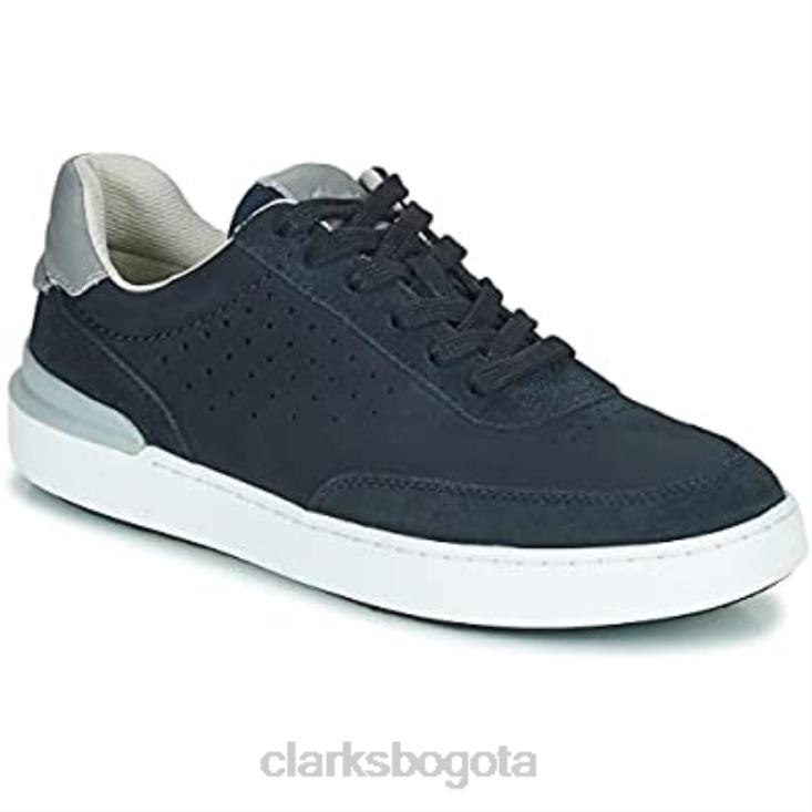 Clarks 0DX8L73 Zapatilla Clarks Court Lite Tor para hombre en color azul marino hombres