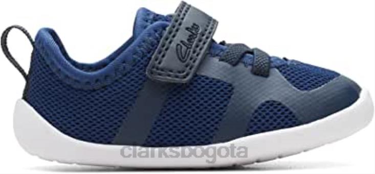 Clarks 0DX8L730 calzado textil clarks roamer flux niño azul niños