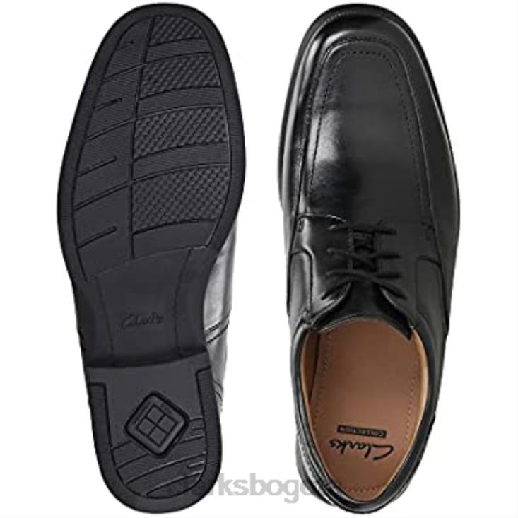 Clarks 0DX8L736 zapatos formales con cordones clarks hoist spring para hombre negros hombres negro