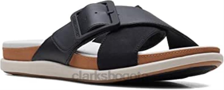 Clarks 0DX8L740 sandalias planas mujer sintético negro clarks mujer