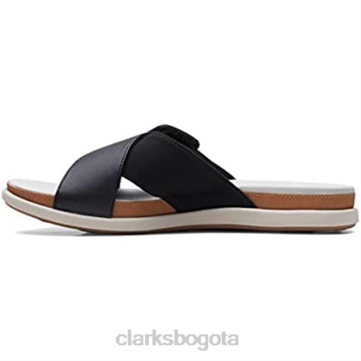 Clarks 0DX8L740 sandalias planas mujer sintético negro clarks mujer