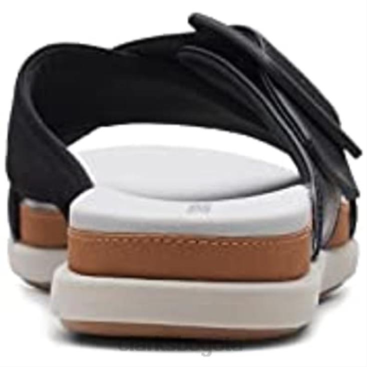 Clarks 0DX8L740 sandalias planas mujer sintético negro clarks mujer