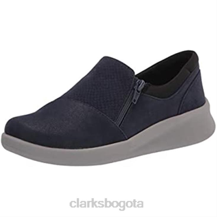 Clarks 0DX8L744 Mocasines clarks sillian 20 días azul marino para mujer mujer Armada