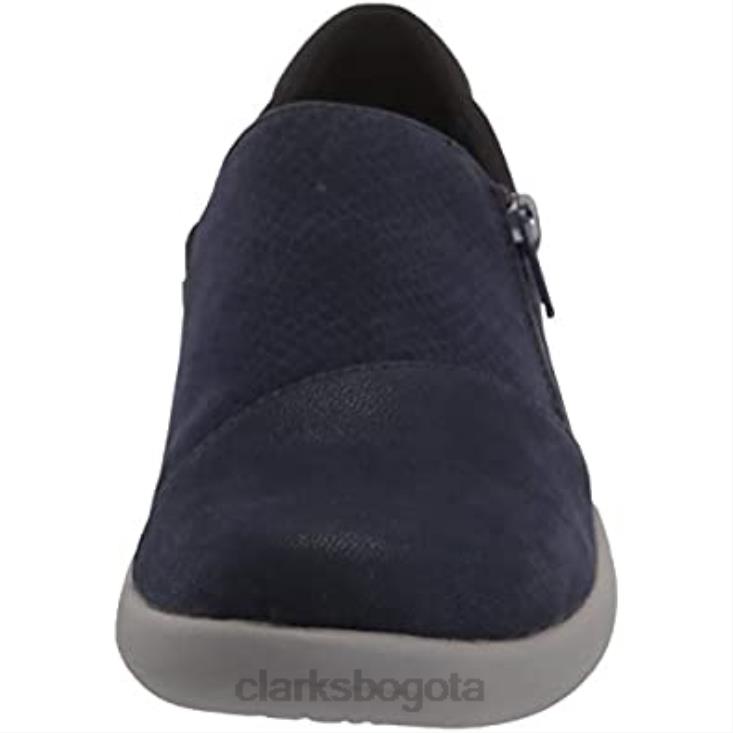 Clarks 0DX8L744 Mocasines clarks sillian 20 días azul marino para mujer mujer Armada