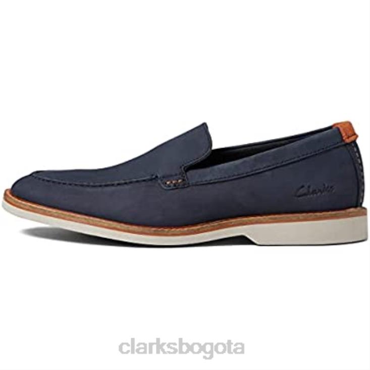 Clarks 0DX8L746 clarks atticuslt borde nubuck azul marino unisexo nubuck azul marino