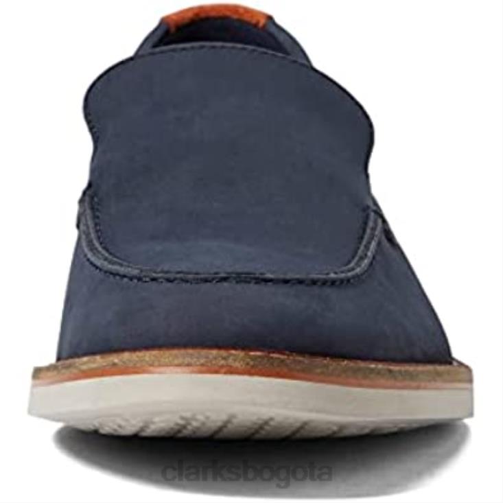 Clarks 0DX8L746 clarks atticuslt borde nubuck azul marino unisexo nubuck azul marino