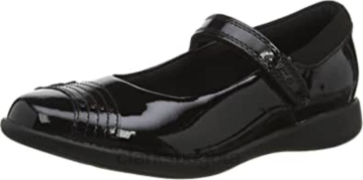 Clarks 0DX8L747 bailarinas negras clarks eth beam t para niña niños negro