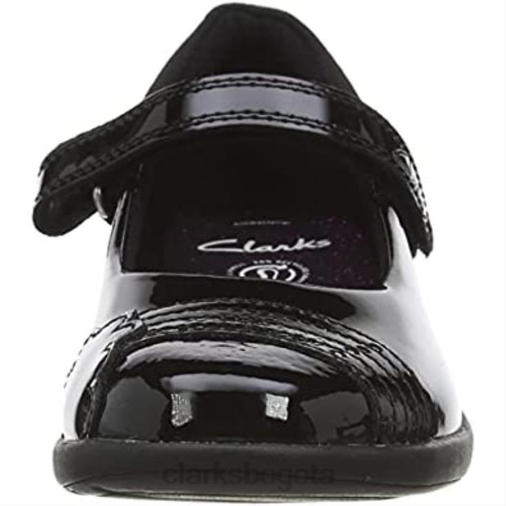 Clarks 0DX8L747 bailarinas negras clarks eth beam t para niña niños negro