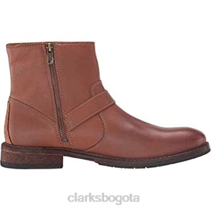 Clarks 0DX8L75 Botas de cuero clarks clarkdale de repuesto color tostado oscuro para hombre hombres bronceado oscuro