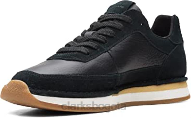 Clarks 0DX8L750 clarks craft run lace negro combinado unisexo combinación negra