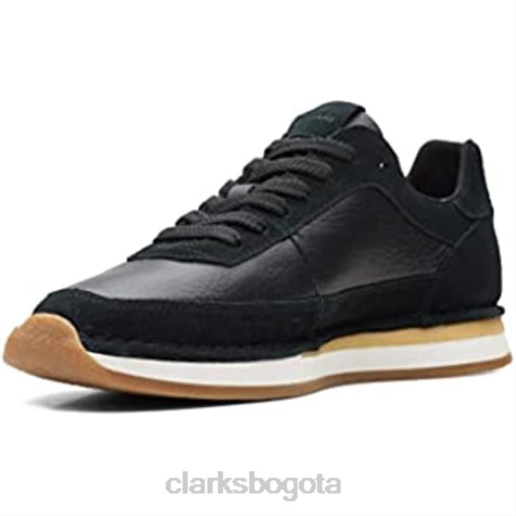 Clarks 0DX8L750 clarks craft run lace negro combinado unisexo combinación negra