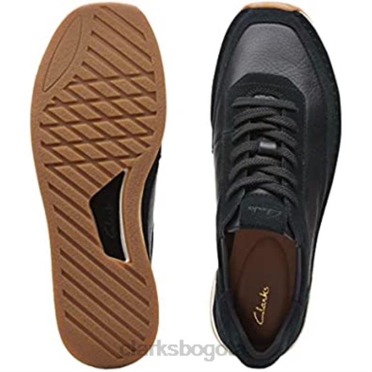 Clarks 0DX8L750 clarks craft run lace negro combinado unisexo combinación negra