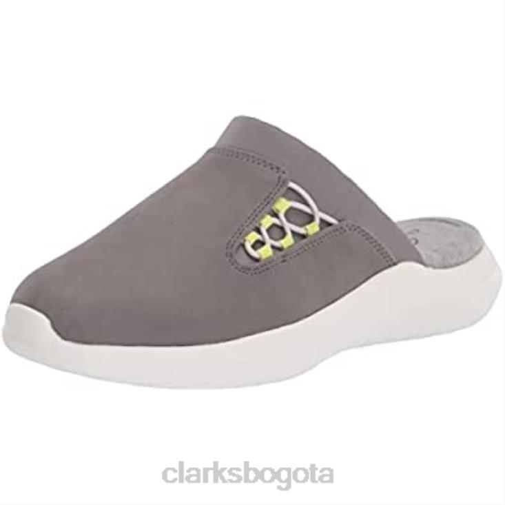 Clarks 0DX8L752 Mule clarks nova easy de textil gris para mujer mujer textil gris