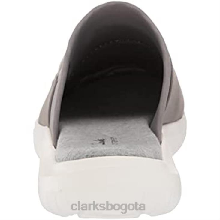 Clarks 0DX8L753 Mulas clarks nova easy de textil gris para mujer mujer