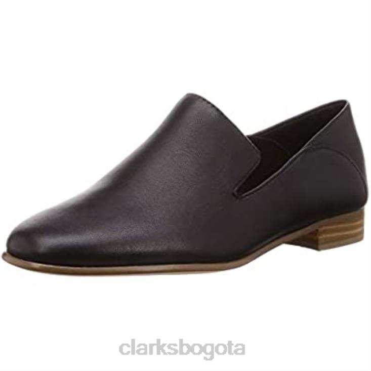 Clarks 0DX8L756 clarks viola_mocassins puros negros para mujer mujer cuero negro cuero negro
